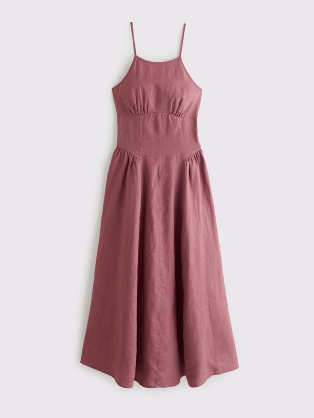 100% Linen Dylan Halter Midi